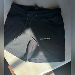 Alphalete jersey mid shorts with pockets